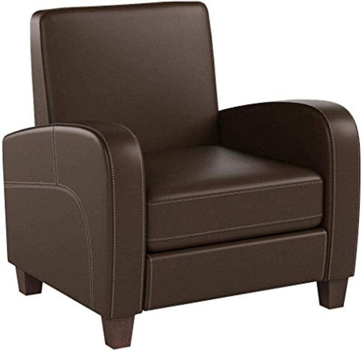 Julian Bowen Vivo Armchair, Brown Faux Leather Amazon.co.uk Home & Kitchen