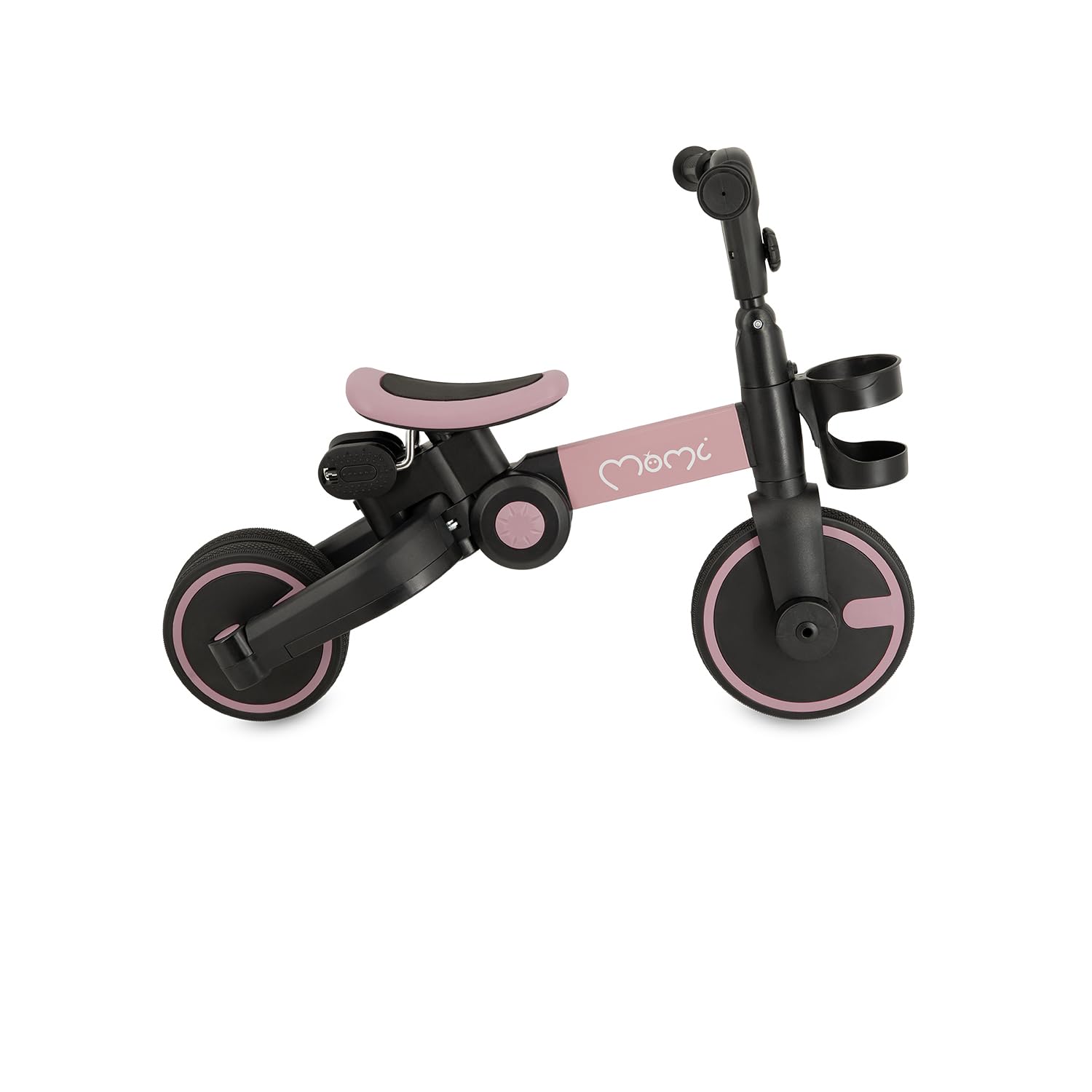 MoMi FILO 3in1 Triciclo Evolutivo per bambini 1-3 anni - Bici Senza Pedali Pieghevole, sella regolabili, pedali rimovibili - Tricicli con portabicchiere e ruote in EVA