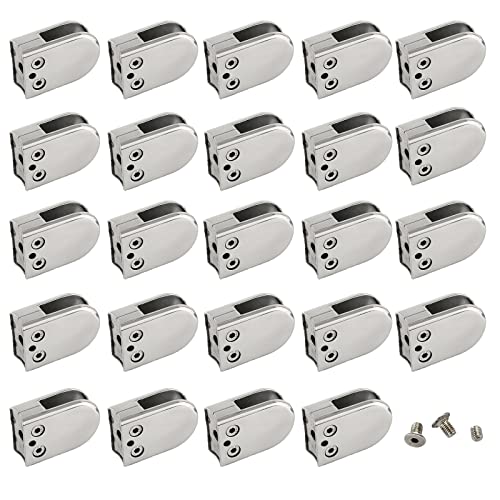 Pince à verre 8 10 12 mm en acier inoxydable pour escalier et balcon