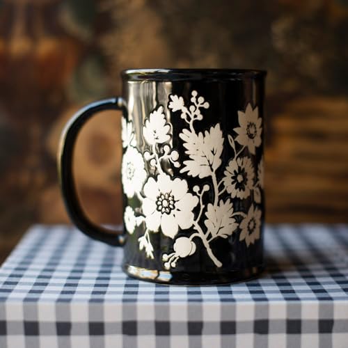 Taza Alta Fringe Stoneware Memento 13 oz miniatura 5