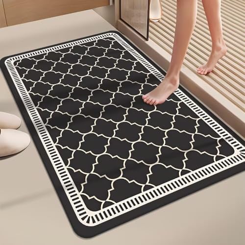 Tapis de salle de bain diatomite stone absorbant 40x60cm
