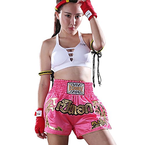 image for FLUORY Muay Thai Fight Shorts,MMA Shorts Clothing Training Cage Fighti