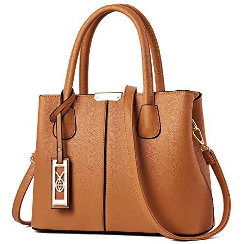 COCIFER Bolsas e bolsas femininas de ombro com alça superior, D3 marrom, Medium