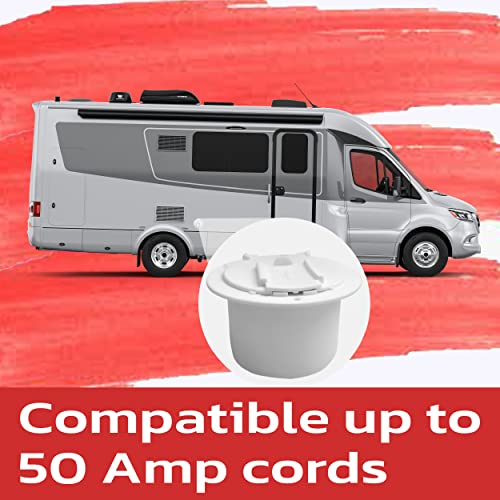 Nu-Set Lock | Rv Electrical Cable Hatch | Electrical Cable Hatch | Rv Accessories & Door Hardware,Rv011 (White) #TOP4