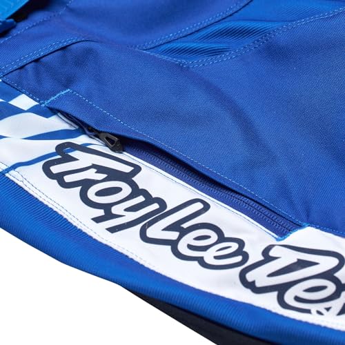 Troy Lee Designs Cal a Moto Adulto GP Pro, Mistas, branco/azul, 36