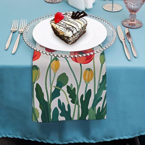 Servilletas de Tela con Estampado Floral Cuadradas 18.7 in miniatura 4