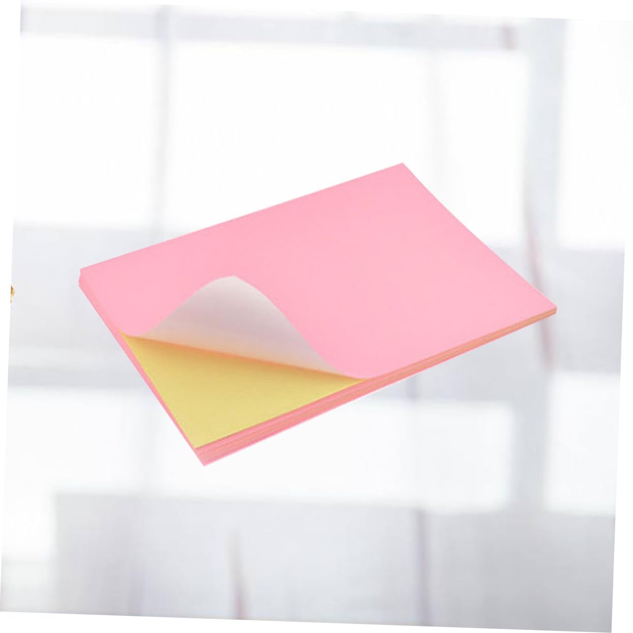 100 Pezzi Carta Colorata Etichette Autoadesive Stampabili per Classificazione e Laser Facile Staccare e Applicare Adesivi per Organizzazione Ufficio e DIY