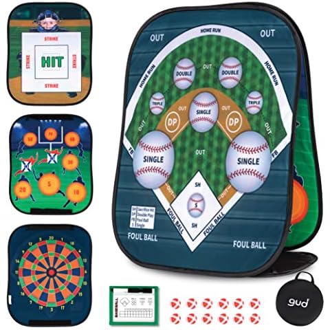 GUD Baseball, Football & Darts Games, Baseball Sports Gifts for Kids Teens Adults, Baseball Target Baseball Party Toy Game, Tailgating Indoor Outdoor Fun Games Cover
