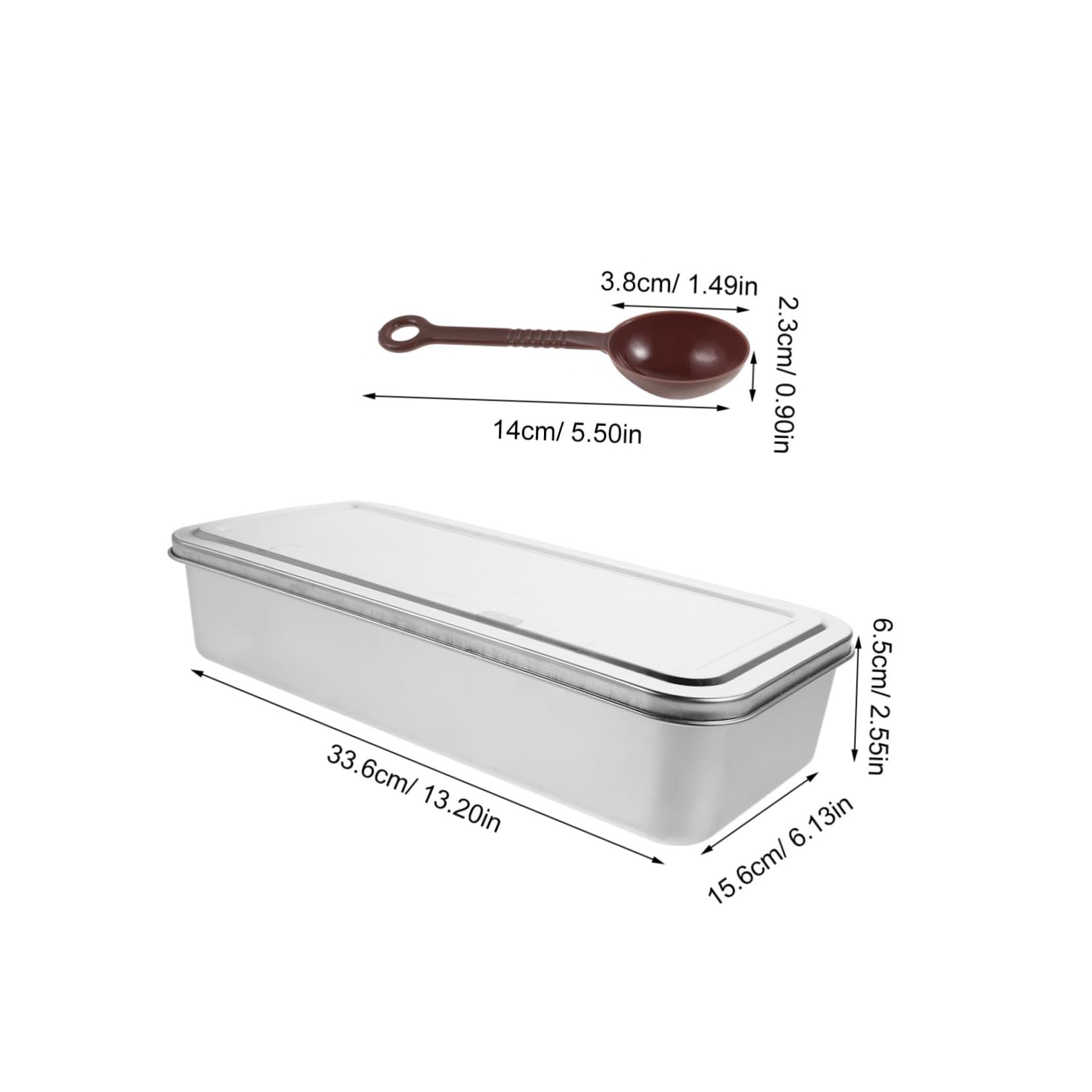 Ipetboom Scatola per Condimenti in Acciaio Inossidabile con 3 Scomparti, Coperchio e Cucchiaio, Organizzatore Compatto per Spezie da Cucina con Facile Pulizia e Accesso Rapido