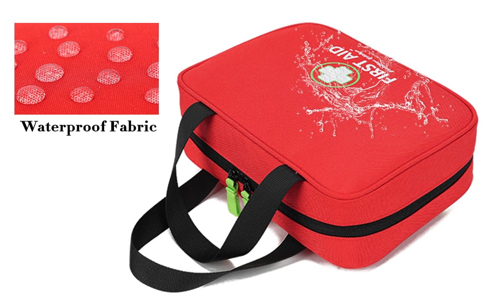 Image of 2Pack Handy First Aid Bag Empty First Aid Kit Portable For Home, Office, Vehicle, Emergency Kit For Your Next Adventure, First Aid Supplies Organizer Bag For Camping, Travel, Sports