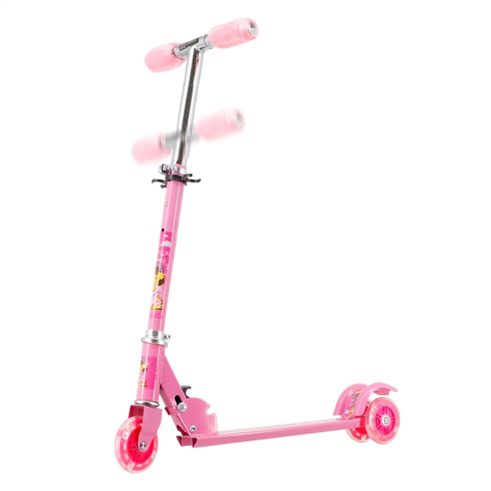 Monopattino A Spinta Giocattolo Pieghevole Con Ruote LED | Monopattino Sportivo Leggero Per Sport All'Aperto Passeggiate Parchi Viaggi Campeggio Vacanze Ragazzi Adolescenti Età 3-10
