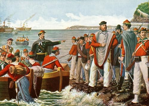 Póster de pared con pintura famosa histórica, lienzo de Garibaldi para decoración del hogar