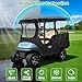 10L0L 4 Passenger Golf Cart Driving Enclosure for Club Car Precedent/Onward/Tempo with Extended Roof 94.5
