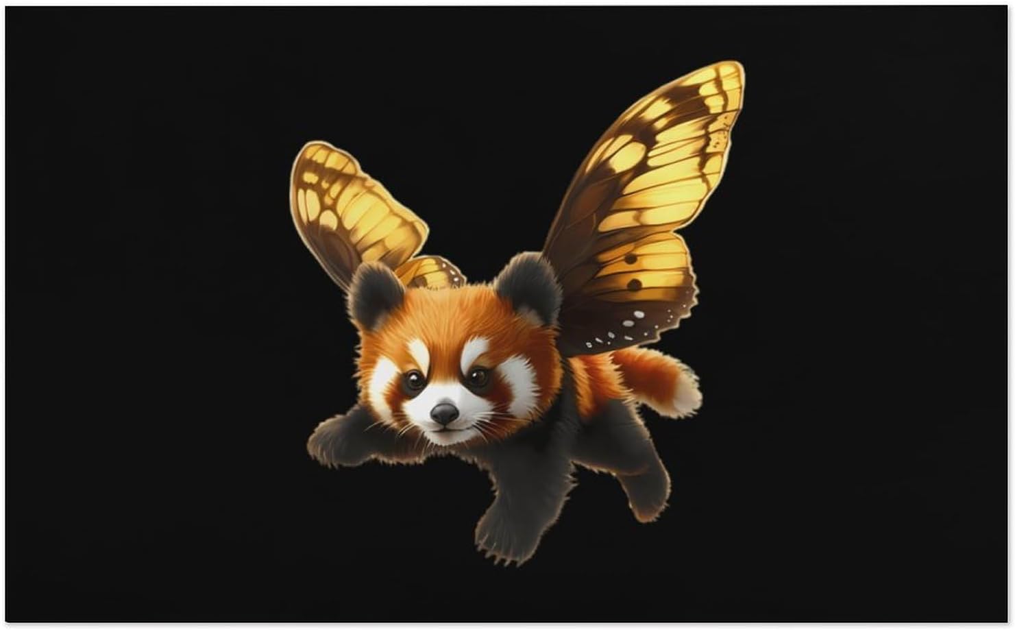 Flying Red Panda Oversized Beach Towel Soft Absorbent Pool Bath Swim Towels for Adults Travel Vacation Gifts 130x80cm