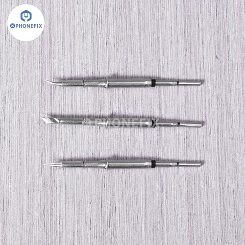 Image of C115-I /IS /K Soldering Iron Tips, Pointed /Curved /Knife Cartridges, Suitable for NT115 Handle, For JBC GVM OSS Aixun Soldering Station Replacement Welding Tip Head PHONE Repair Tools (C115-I /IS /K)