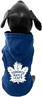 All Star Dogs NHL Unisex NHL Toronto Maple Leafs Cotton Hooded Dog Shirt