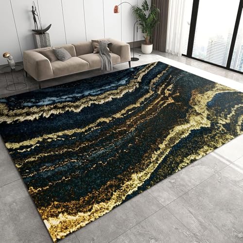 Tapis de salon géométrique abstrait 3D, l'élégance du design texturé 120 x 160 cm - 2