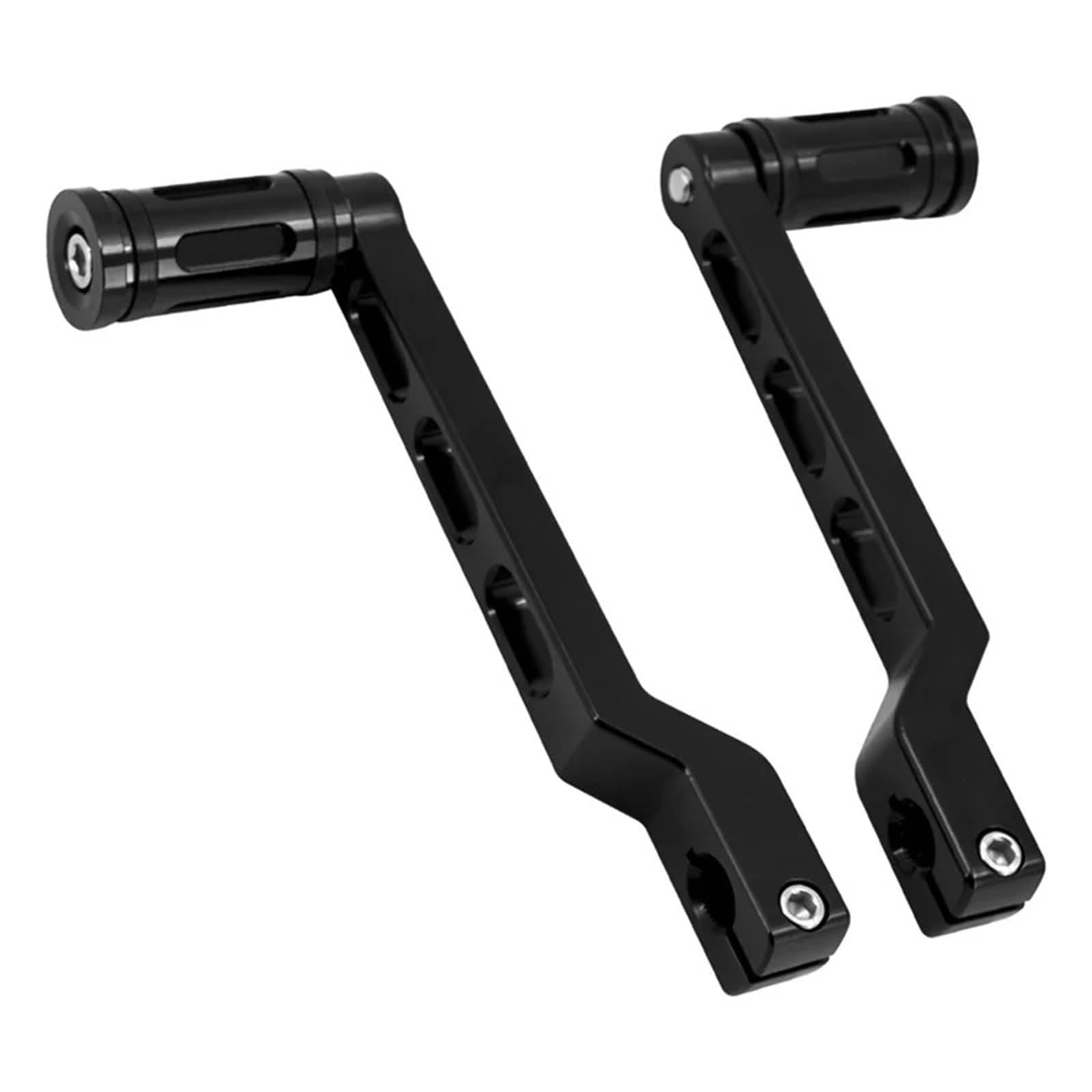 Xinqqdc One Color Shift Peg Motorcycle Gear Shift Lever Footpegs Heel Toe Shifter Pedals Fit For Touring Black Metal Gear Shifter Shift Lever