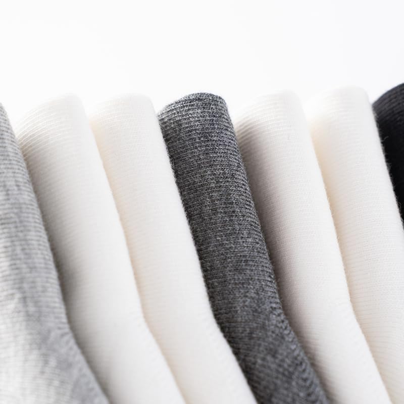 Womens Striped Crew Socks, Women Casual Calf Socks,Cotton Socks for Women 4 Pairs - Image 4