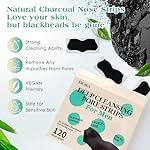 Blackhead Remover Pore Strips For Men, (120 Strips) Deep Cleansing Nose Strips - Charcoal Pore Strips - Unclogs Pores - Image 2
