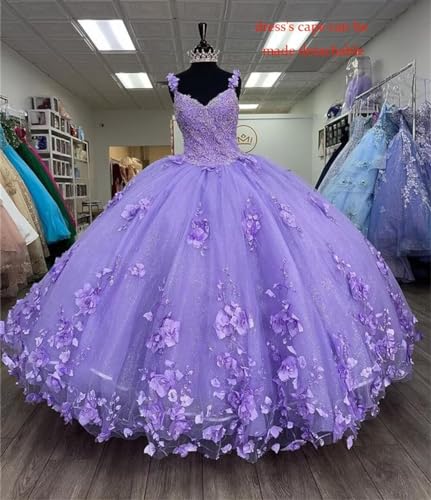 3D Flowers Quinceanera Dresses with Cap Off The Shoulder Princess Sweet 16 Party Prom Dresses Ball Gowns with Wrap3