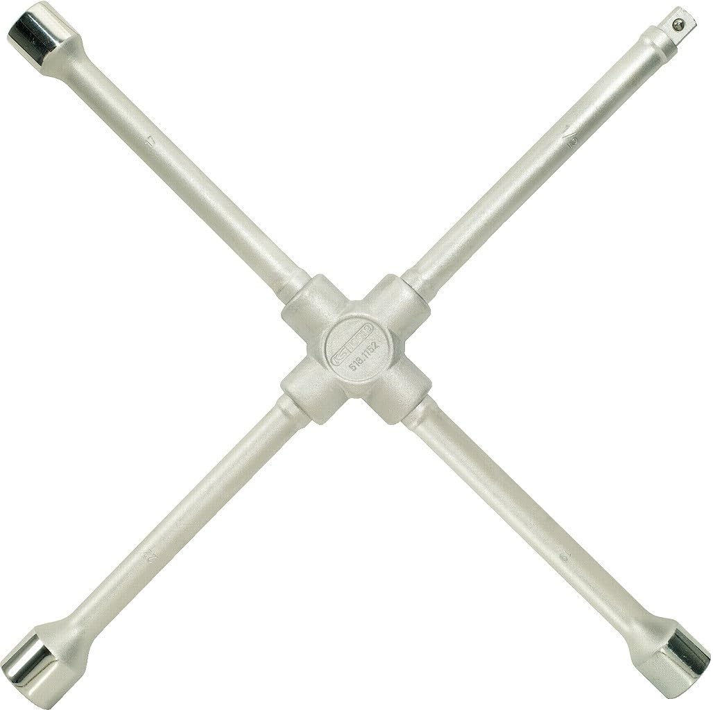 KS Tools 518.1152 Klucz krzyzakowy do samochodów osobowych 1/2"x17x19x22mm