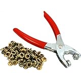 Eyelet Pliers Fabric Tent Hole Punch Tool 100 Grommets