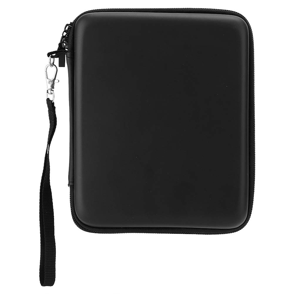 Étui de Transport 2 Pièces pour Console 2DS étui de Transport à Coque Rigide EVA Sac Portable avec Laçage pour Console 2DS et Accessoires (Noir)