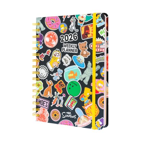 Grupo Erik Agenda Semana Vista A5 Simpsons - Agenda semanal