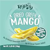 Yehs Dried Fruits: Dried Green Mango 5.29 oz - || Soft and Chewy || Vacuum Sealed || Made in Taiwan ||