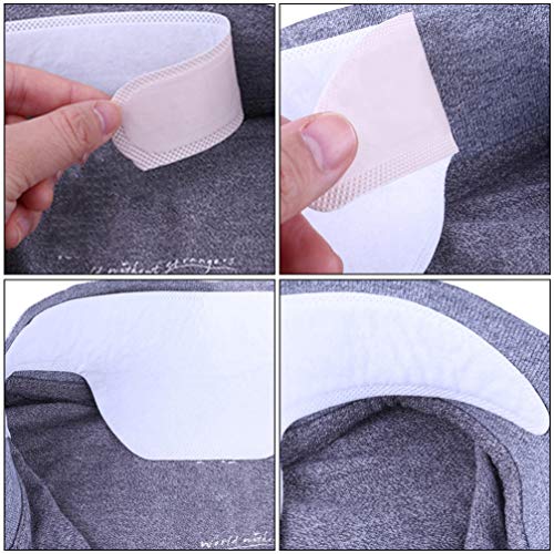 EXCEART 20Pcs Almofadas de Suor Nas Axilas Adesivo Antitranspirante de Axila Almofadas de PrevenÃ§Ã£