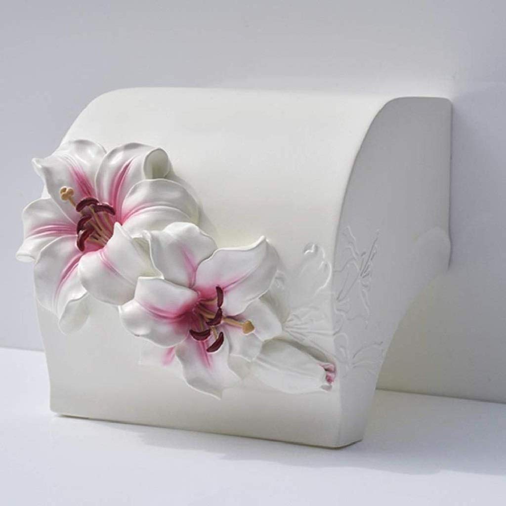Resin Toilet Paper Holder - Toilet Roll Holder, Wall Mount Toilet Paper Holder for Bathroom ， Kitchen