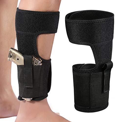 Fomissky Ankle HolsterÂ for Concealed Carry, Universal Velcro Leg Gun Holster for WomenÂ Men Pistols, Airsoft Tactical HolsterÂ with Magazine Pouch Gun Accessories