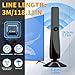 TV Antenna, TV Antenna for Smart TV Indoor,Amplified HD Digital TV Antenna，Miles Coverage Range Supports 4K 8K 1080p for Smart HDTV and Older TVs，with High Performance Coax Cable