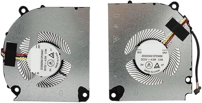 Laptop CPU GPU Cooling Fan for COLORFIRE R15 Meow EGC-79731S1-0AH EGC-85071S1-0AH DC5V(CPU Fan)