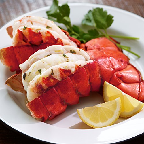 Premium North Atlantic Lobster Tails, 2 Count, 5 oz Each - Wild-Caught. Indulge in Luxury Seafood Dining with Sweet, Firm 5-Ounce Tails from Kansas City Steak Company.
