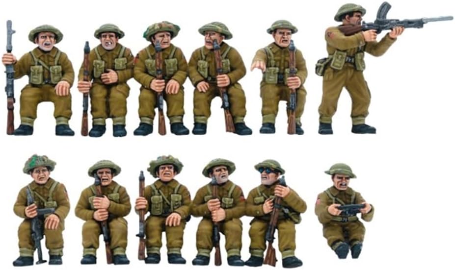 Bedford QLT Troop Transport - 1:56 / 28mm British Army Plastic Scale Model Truck for Bolt Action by Warlord Games Highly Detailed World War 2 Miniatures