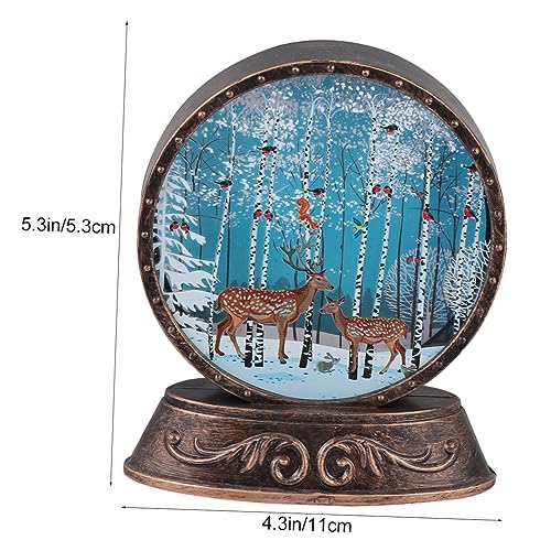 Abaodam 1Pc Decorações De Natal Lanterna Em Miniatura Lâmpada De Mesa De Plástico Luzes Decorativas
