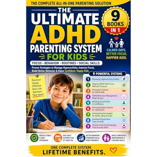The Ultimate ADHD Parenting System for Kids Audiolibro Por Prakriti Sinha arte de portada