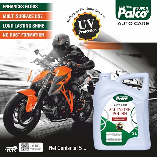 Image of PALCO All in One Polish 100ml (Pack of 2) | Car Interior & Bike Polish Spray | Dashboard, Leather, Plastic, Vinyl & Surface Cleaner | UV Protection