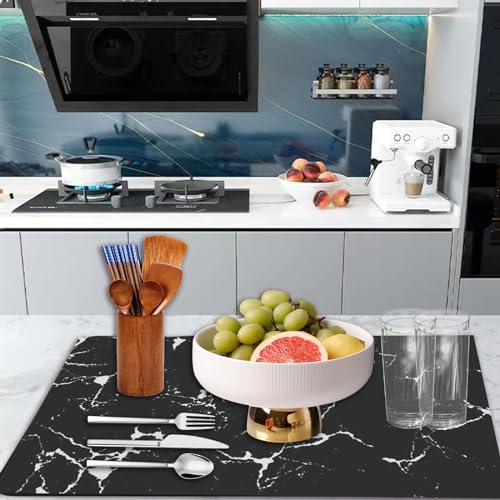 EnixwH Tappetino Scolapiatti, 40 × 30 cm Tappetino...