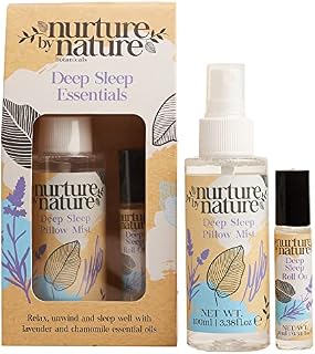 Pillow Spray 100ml and Lavender calm roll on by Nurture by Nature | Room Mist | Valentines Day Gift | Birthday Present | Sleep Aid