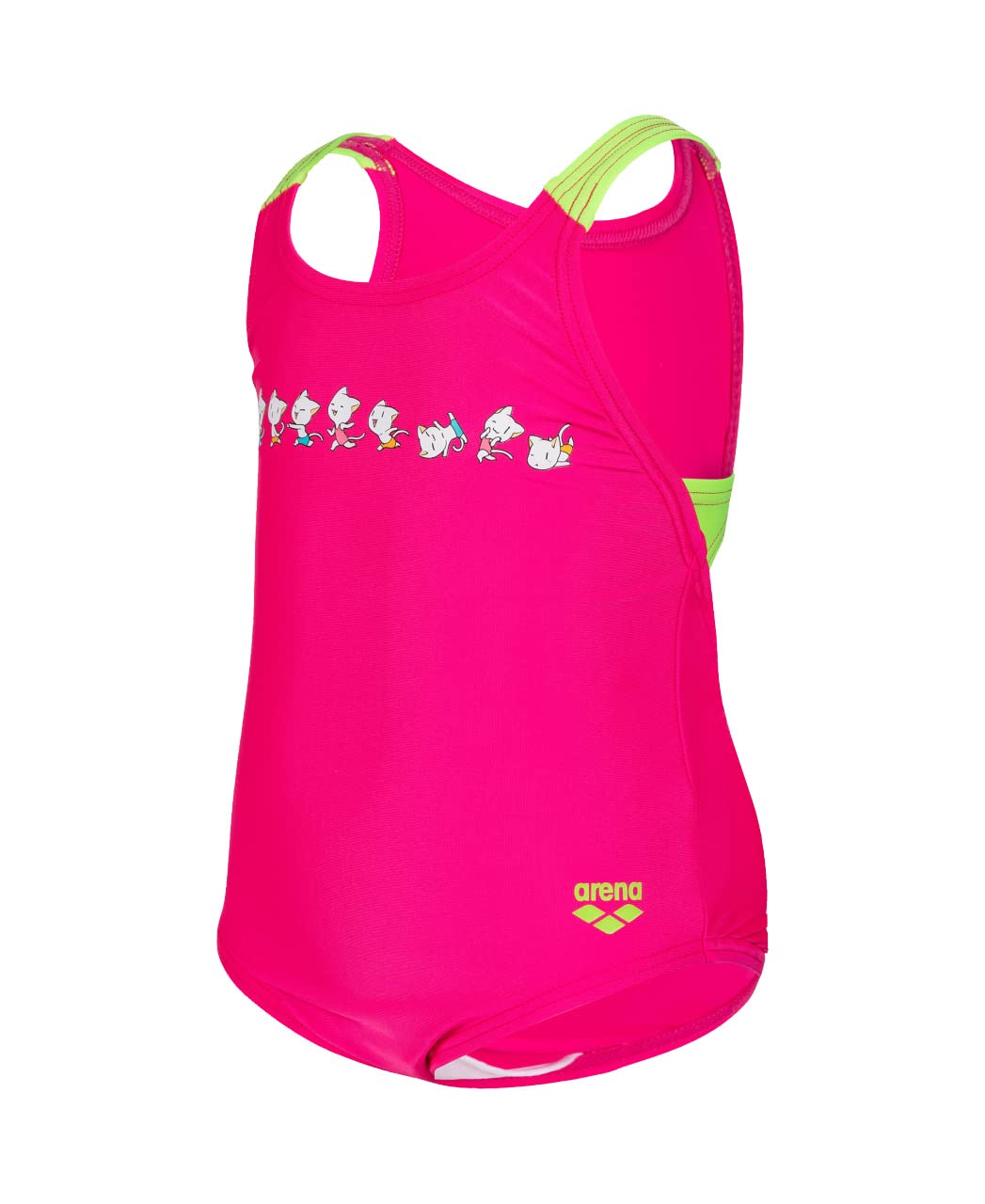 ARENA Girls Swim Pro Back Swimsuit Freak Rose 1-2 Years
