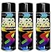 Produktbild Fahrzeugteile Hoffmann 3 Stück DC Lackspray glänzend in 400ml nach RAL in der Sprühdose (3 Dosen in schwarz glanz RAL 9005)