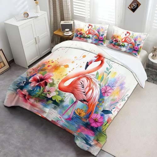 Housse de couette avec fermeture éclair parure de lit anti-plis facile à border - 4