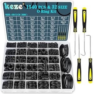 KEZE 1440 Stück O-Ring Sortiment Set