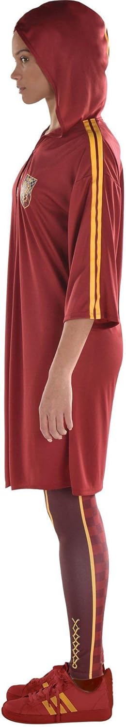 Party City Harry Potter: Gryffindor Quidditch Halloween Costume for Women - Large Multicolor