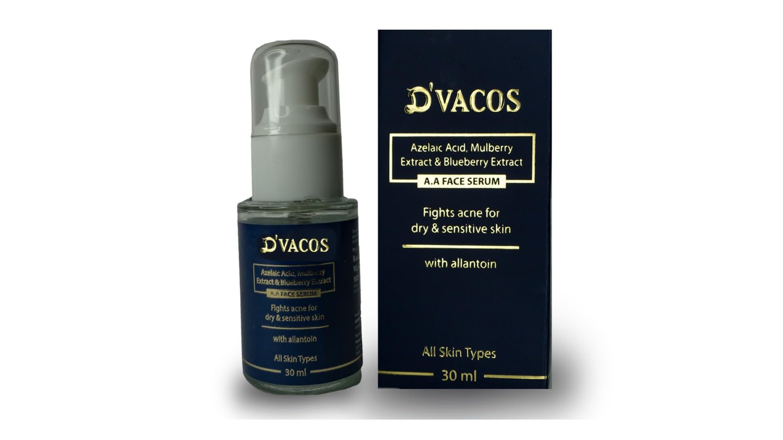 A.A Face Serum Fights Acnes For Dry & Sensitive Skin Azelaic Acid, Mulberry Extract & Blueberry Extract 30Ml-picture-54