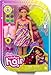 Barbie Totally Hair Doll, Flower-Themed with 8.5-inch Fantasy Hair & 15 Styling Accessories (8 with Color-Change Feature)