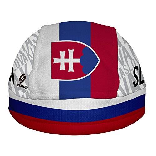 Slovakia Flag ScudPro Skullcap White